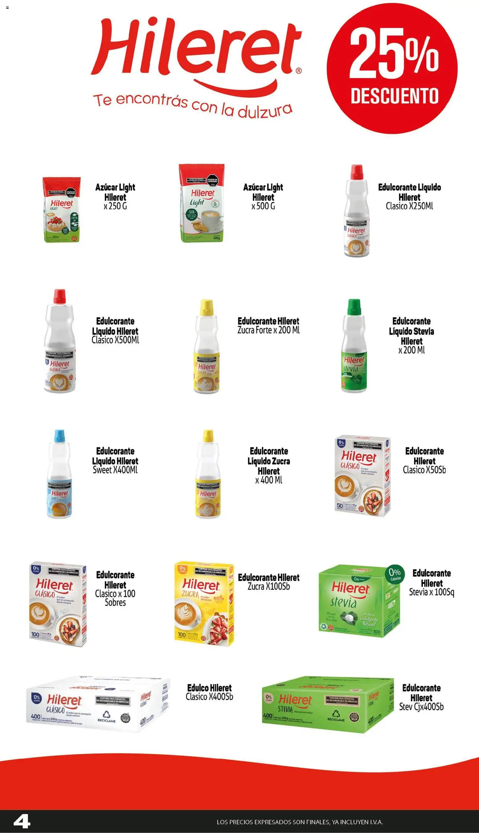 Makro Ofertas ALCANZA │ válido desde el 20/08/2026 | Página: 4 | Productos: Azucar, Edulcorante, Té