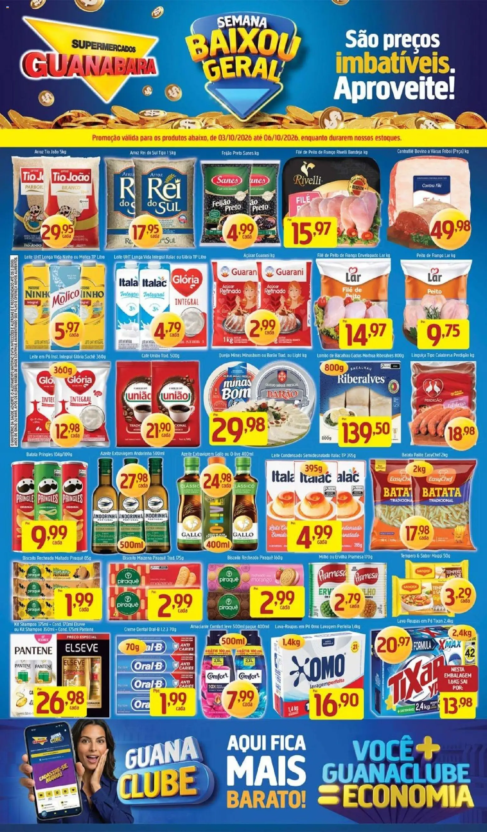 Supermercados Guanabara Folheto - válido de 03/10/2026 | Página: 1