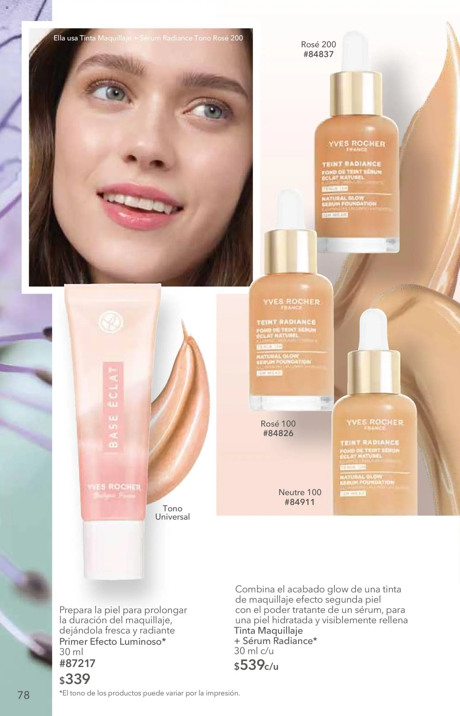 Nuevas ofertas de Yves Rocher válidas en toda la República Mexicana desde el 02/06/2026. ¡Encuentra las mejores ofertas en Yves Rocher campaña 8 2026! | Página: 80 | Productos: Serum, Radiante, Maquillaje