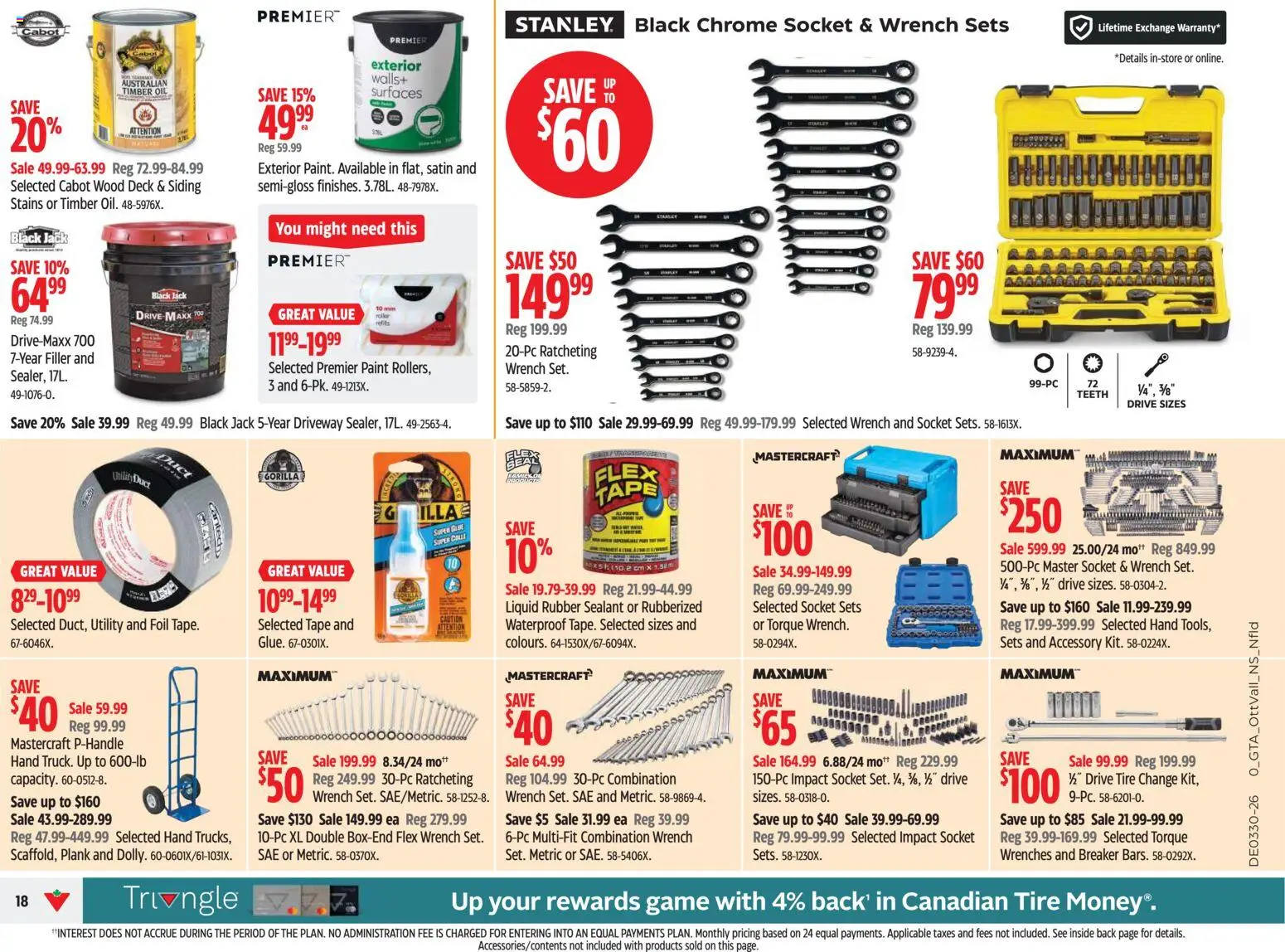 Canadian Tire flyer valid from Jul 23, 2026 | Page: 18 | Products: Game, Socket, Oil