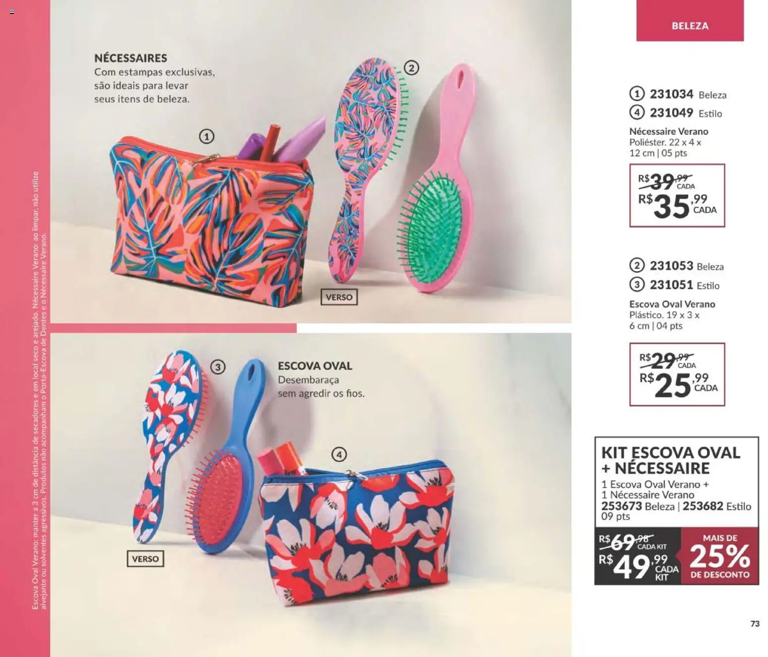 Avon Folheto - válido de 21/09/2026 | Página: 73 | Produtos: Alvejante, Escova, Necessaire