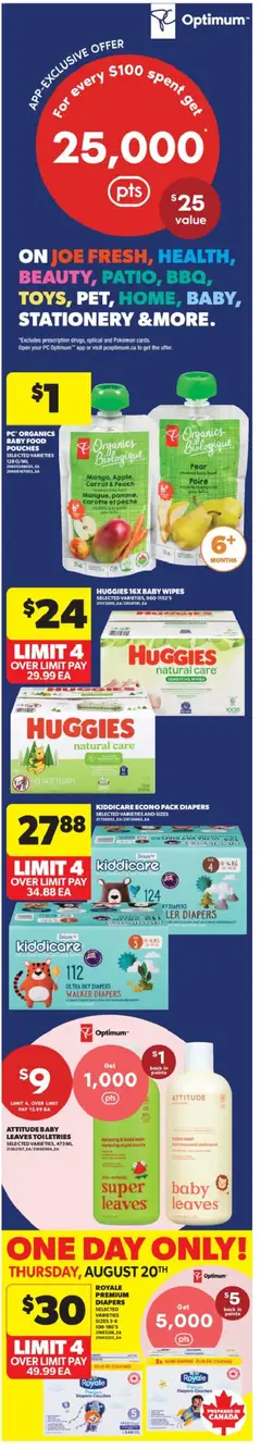Preview of Real Canadian Superstore weekly flyer / circulaire from shop Real Canadian Superstore valid from Aug 20, 2026