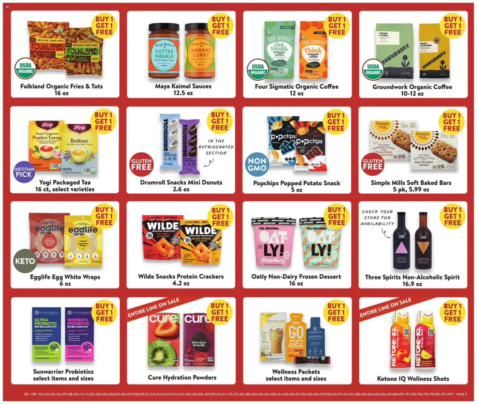 Fresh Thyme Weekly Ad - valid from 09/30/2026 | Page: 5 | Products: Probiotics, Almond flour, Coffee, Chocolate