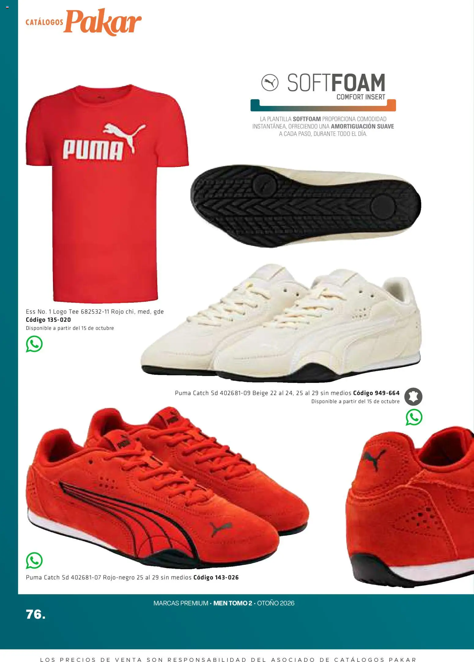 Nuevas ofertas de SC Pakar válidas en toda la República Mexicana desde el 28/08/2026. ¡Encuentra las mejores ofertas en SC Pakar catálogo Premium Men Tomo 2! | Página: 76