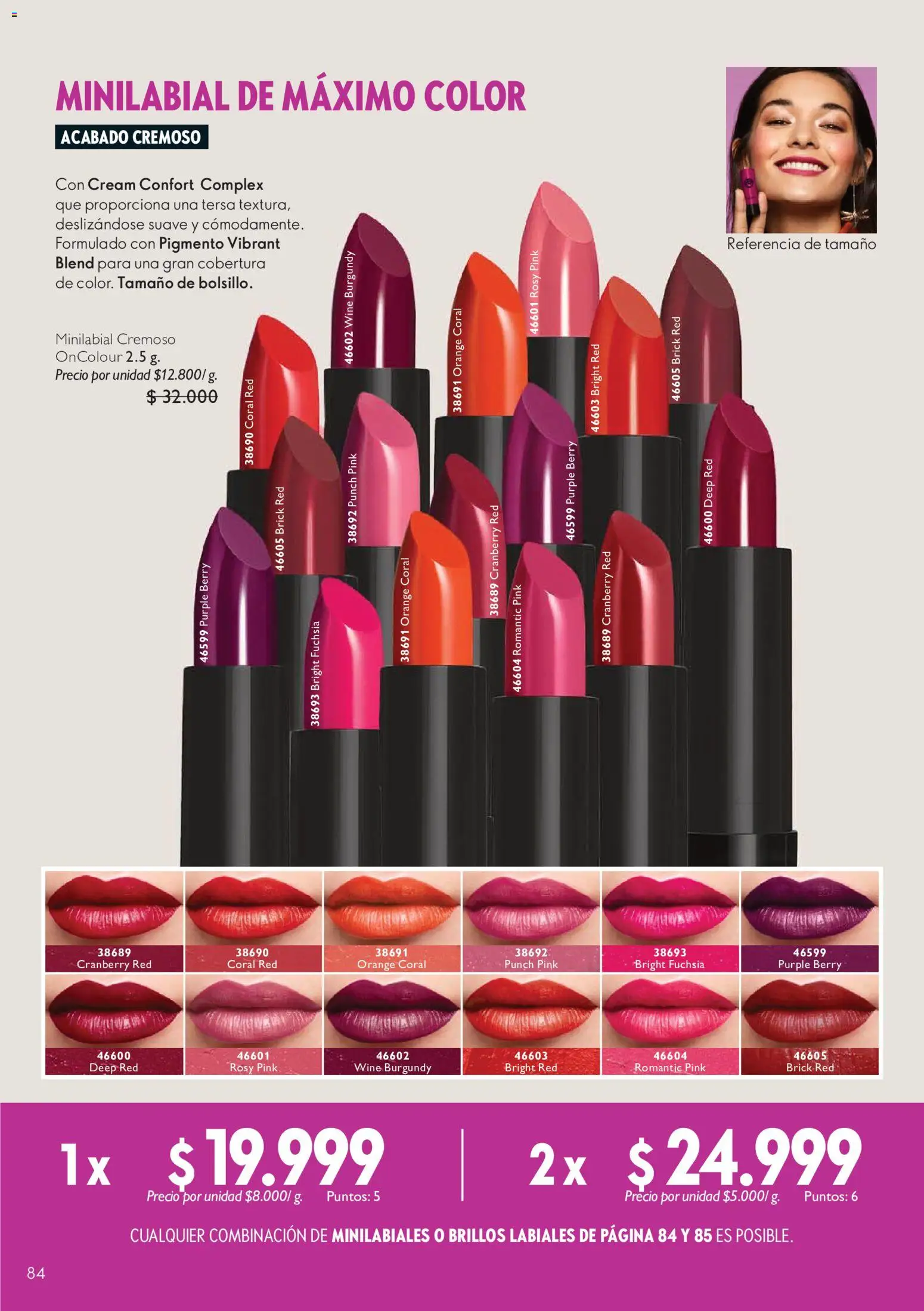 Oriflame revista - valida desde el 11/07/2026 | Página: 84 | Productos: Combinación