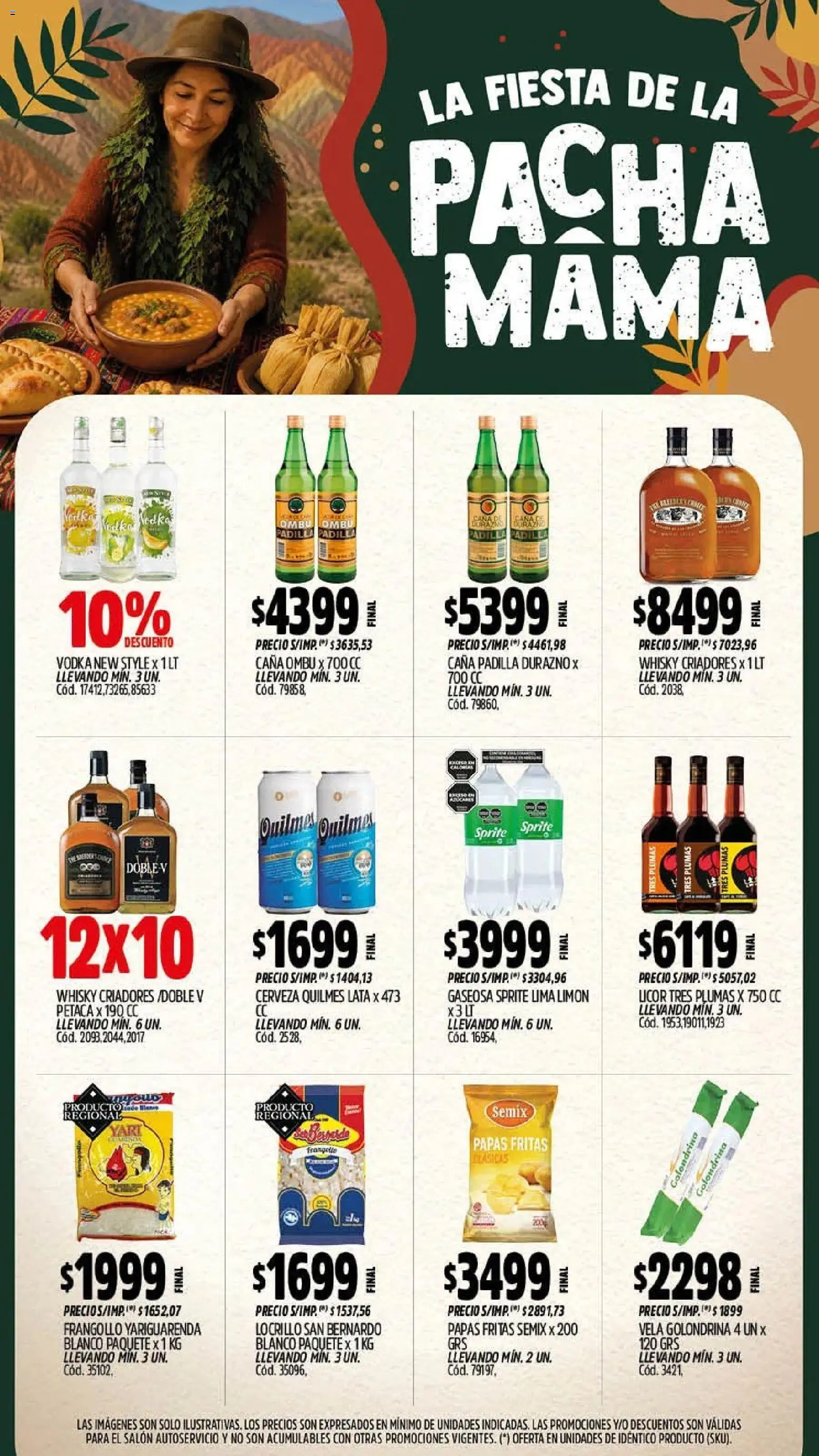 Yaguar - Oferta Semanal Salta │ válido desde el 03/08/2026 | Página: 6 | Productos: Sprite, Durazno, Papas, Papas fritas