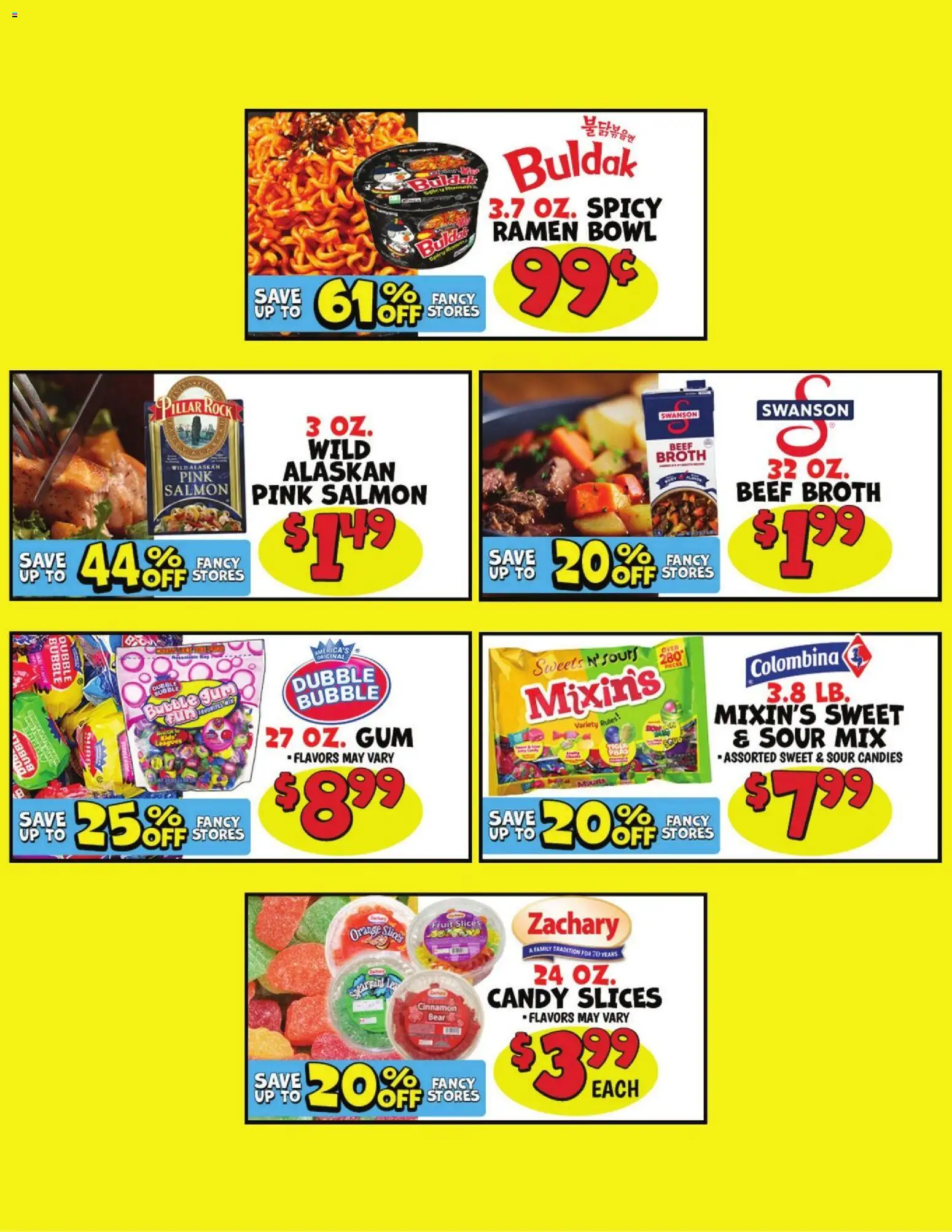 Ollie's Weekly Ad - valid from 08/20/2026 | Page: 4 | Products: Sweets, Beef, Fruit, Salmon