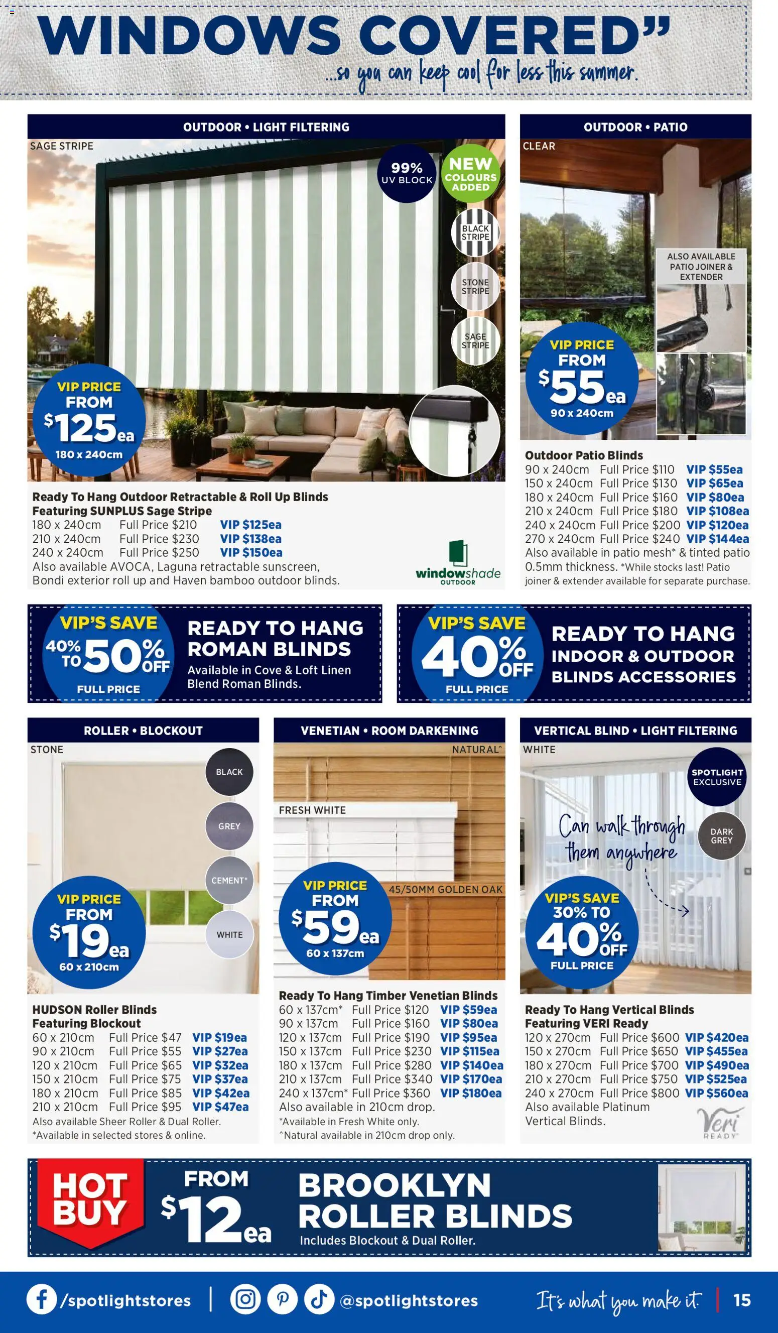 Spotlight catalogue - valid from 23/09/2026 | Page: 15 | Products: Blinds, Linen, Accessories, Cement