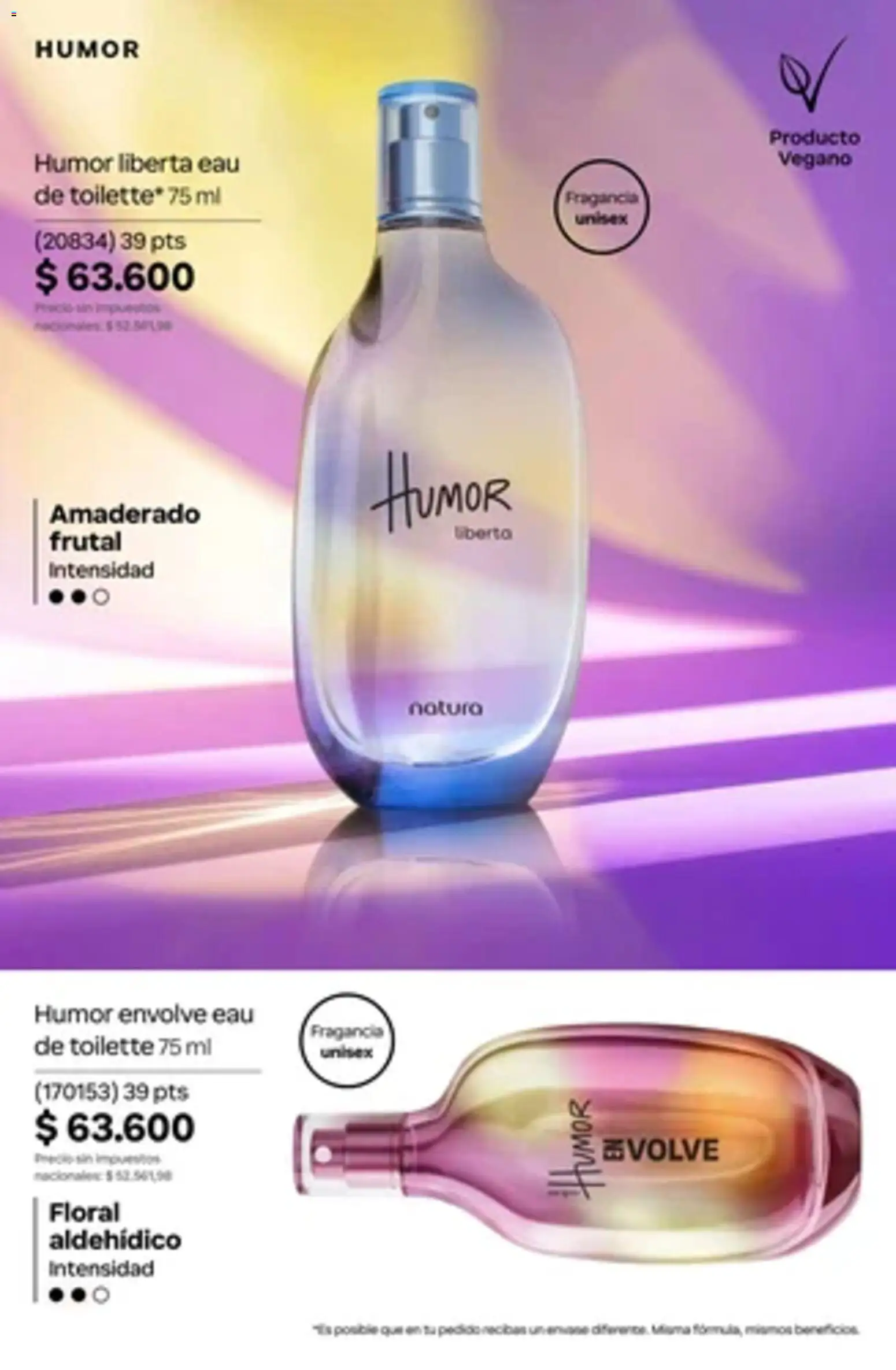 Catálogo Natura Ciclo 14 │ válido desde el 01/10/2026 | Página: 101 | Productos: Fragancia, Eau de toilette