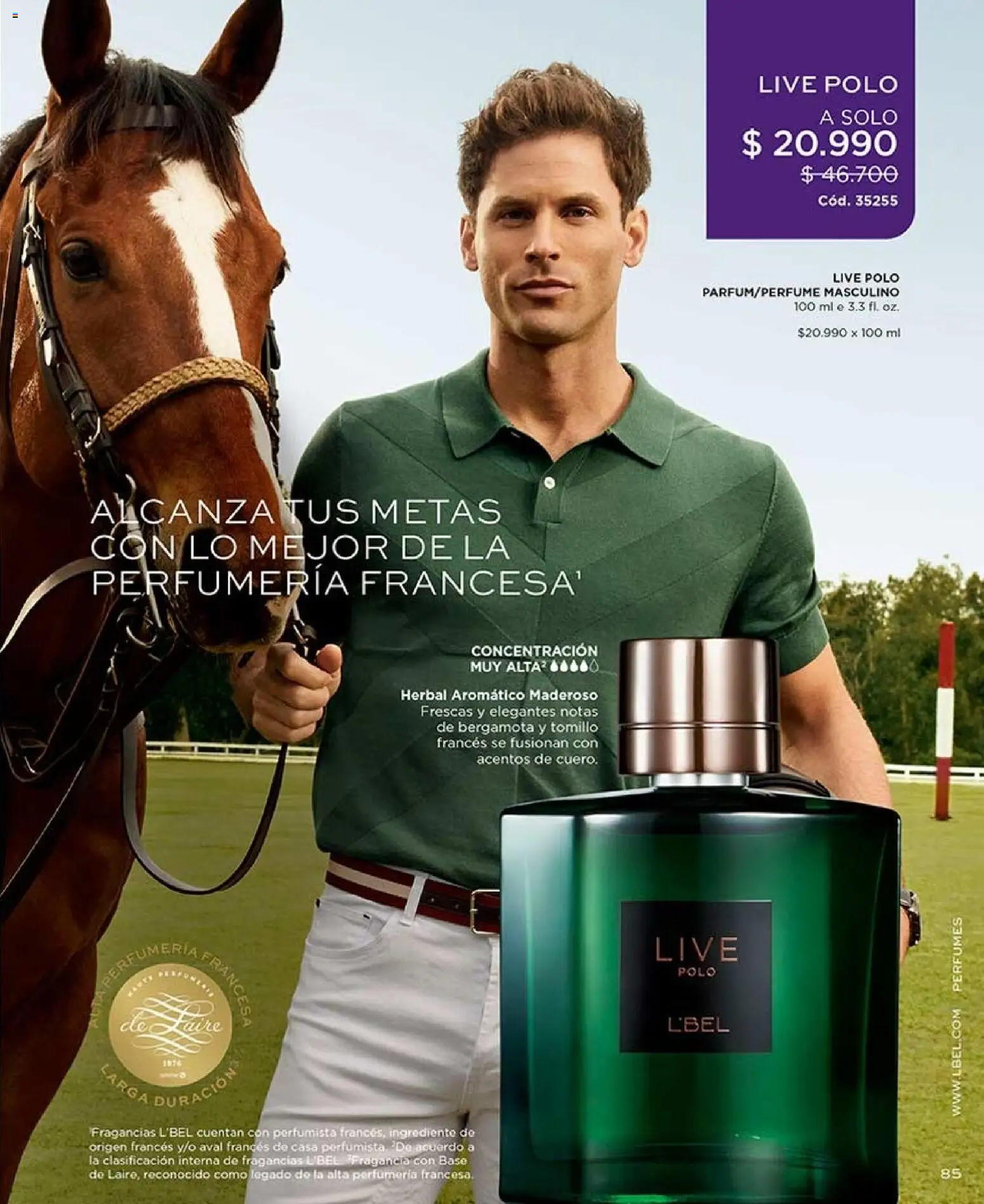 Catálogo L'Bel Campaña 15 │ válido desde el 06.09.2026 | Página: 85 | Productos: Perfumes, Fragancia, Base
