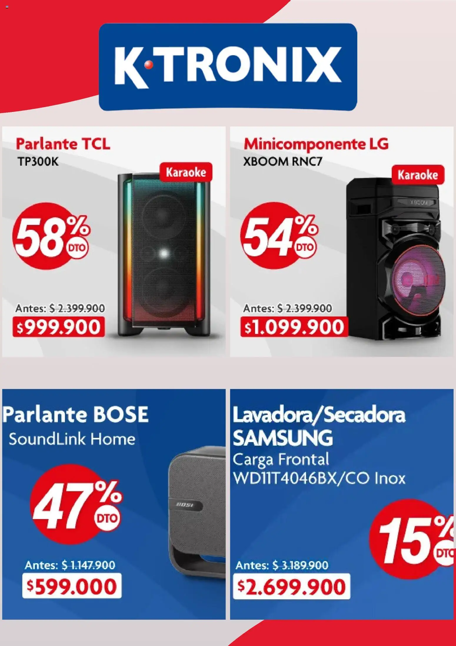 Ktronix revista - valida desde el 25/07/2026 | Página: 4 | Productos: Parlante