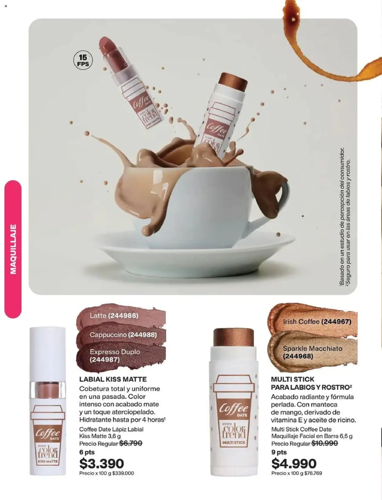 Catálogo Avon Campaña 13 │ válido desde el 31.08.2026 | Página: 7 | Productos: Maquillaje, Lápiz labial, Labial, Aceite