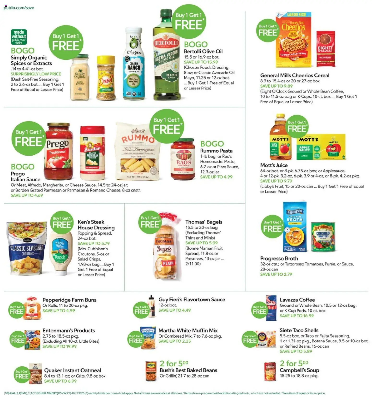 Publix Weekly Ad - valid from 07/22/2026 | Page: 10