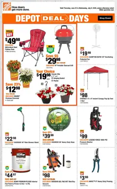 Preview of Home Depot weekly flyer / circulaire from shop Home Depot valid from Jun 25, 2026