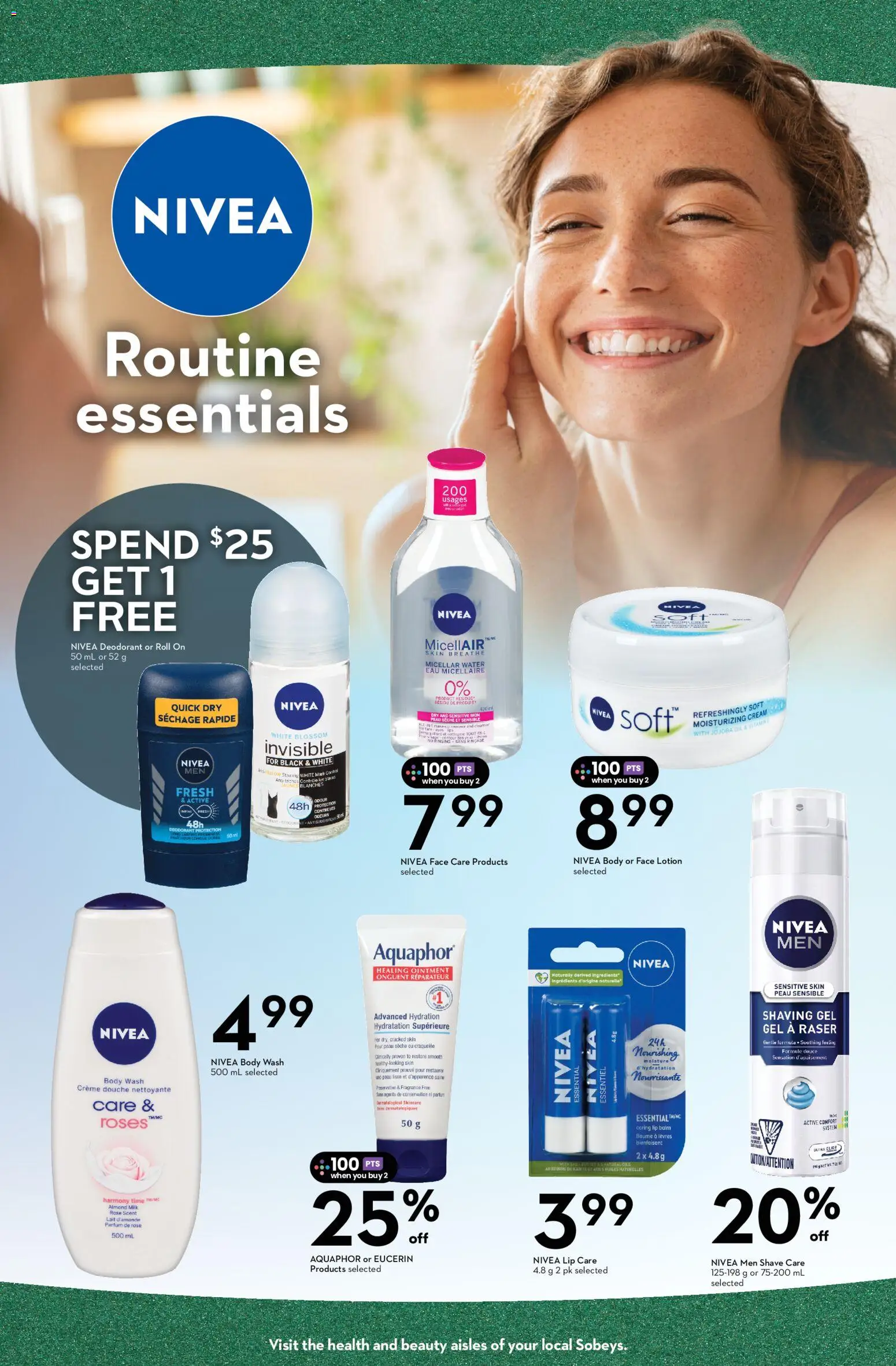 Sobeys flyer valid from Aug 13, 2026 | Page: 2 | Products: Fragrance, Body wash, Deodorant, Oil