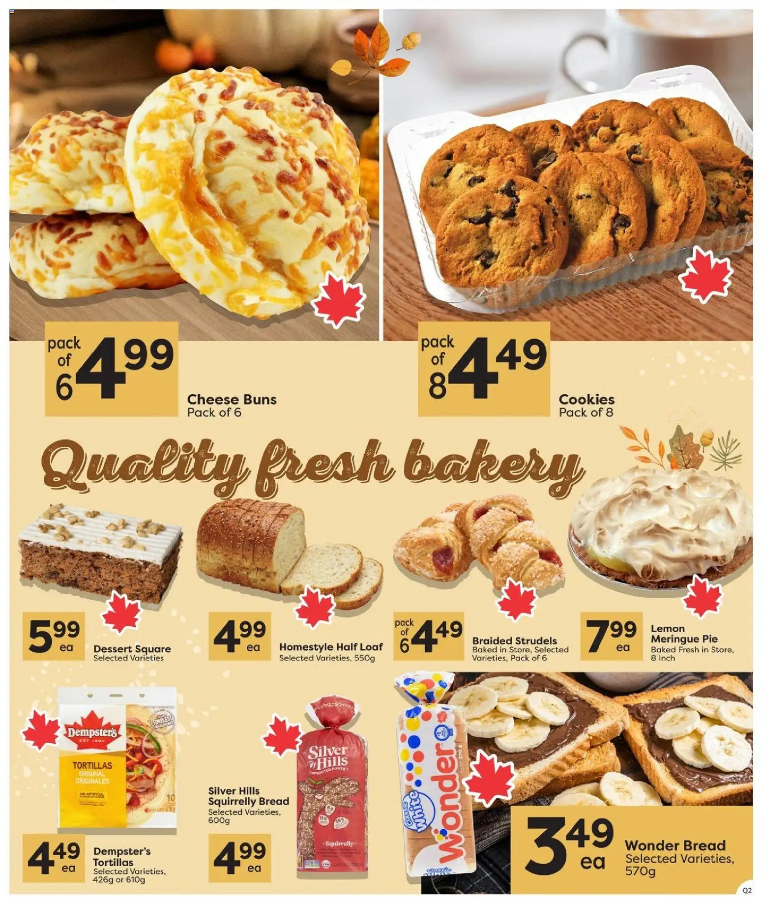Quality Foods flyer valid from Oct 1, 2026 | Page: 6 | Products: Cookies, Bakery, Dessert, Bread