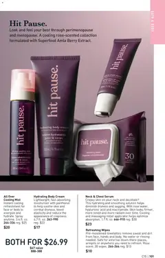 Preview of Avon weekly ads valid from 07/15/2026 | Page: 101 | Products: Safe, Bath, Cream, Water