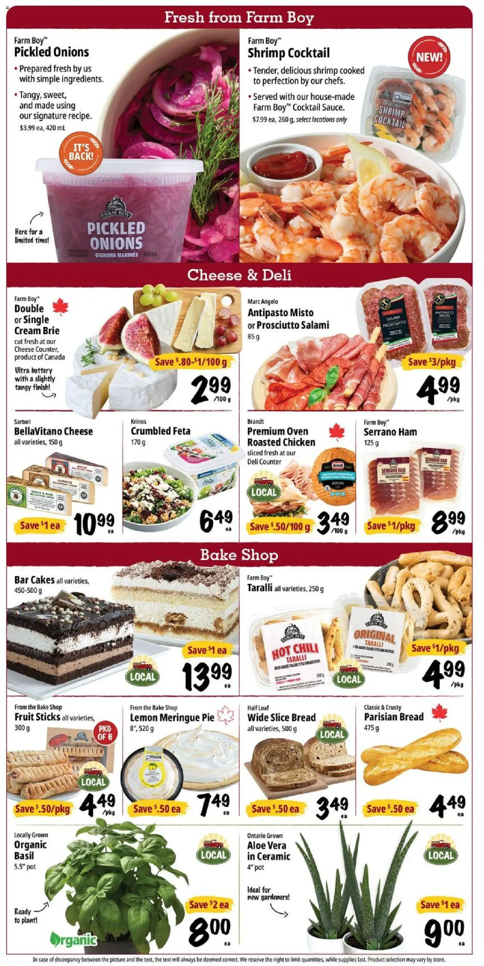 Farm Boy flyer valid from 04.06.2026 | Page: 3 | Products: Cream, Oven, Cheese, Chicken
