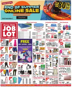 Preview of Ocean State Job Lot weekly ads valid from 08/27/2026