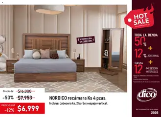 Vista previa de Muebles Dico Hot Sale, nuevo folleto de la tienda, válido en México a partir del 25.05.2026 | Página: 19