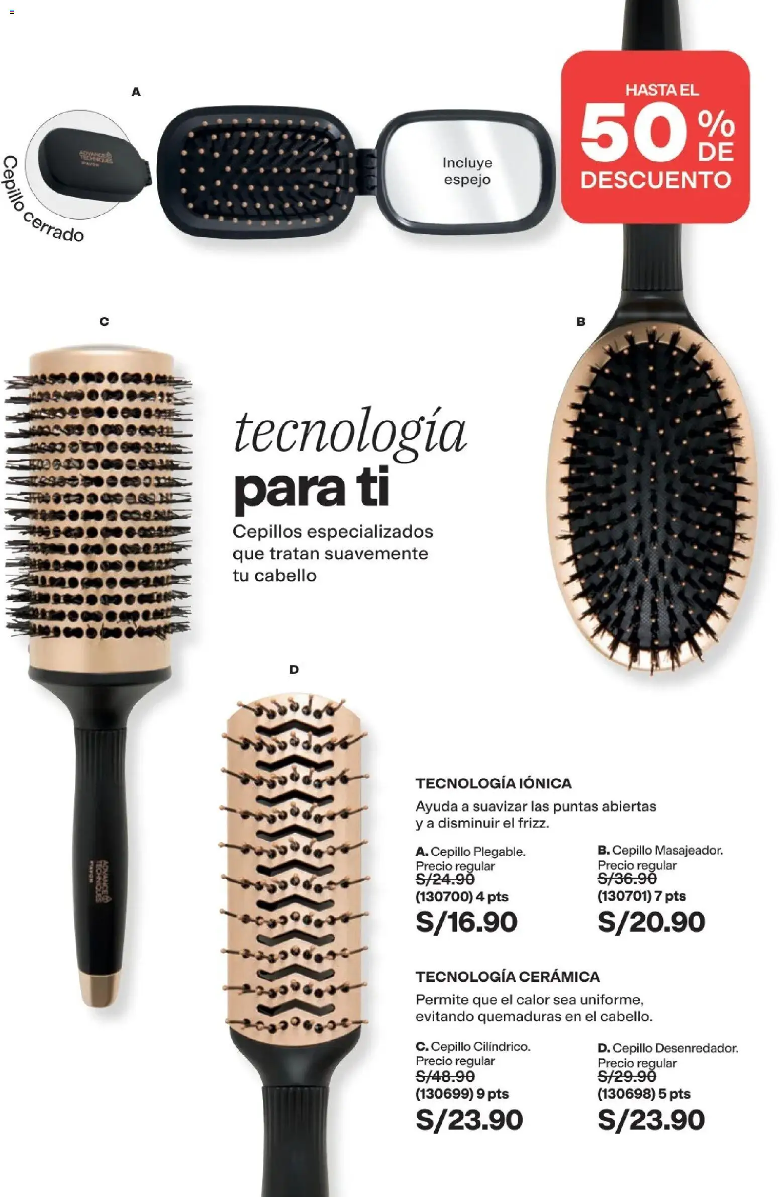 Catálogo Avon válido desde 22/07/2026 | Página: 168 | Productos: Espejo