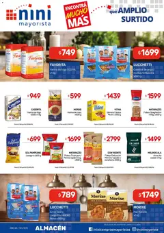 Vista previa NINI Mayorista ofertas válido desde el 27/07/2026 | Página: 23 | Productos: Maiz, Polenta, Arroz, Pasta