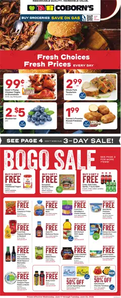 Preview of Coborn's weekly ads valid from 17.06.2026 | Page: 1
