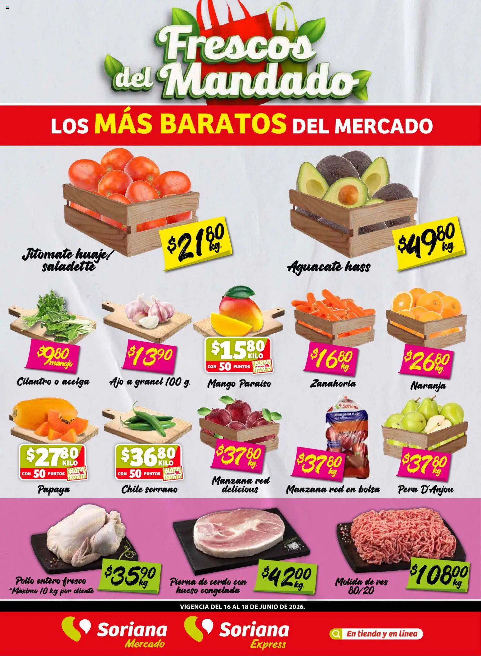 SORIANA ofertas hoy de 16/06/2026