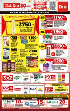 Vista previa Supermercado DIA Ofertas válido desde el 21/10/2026