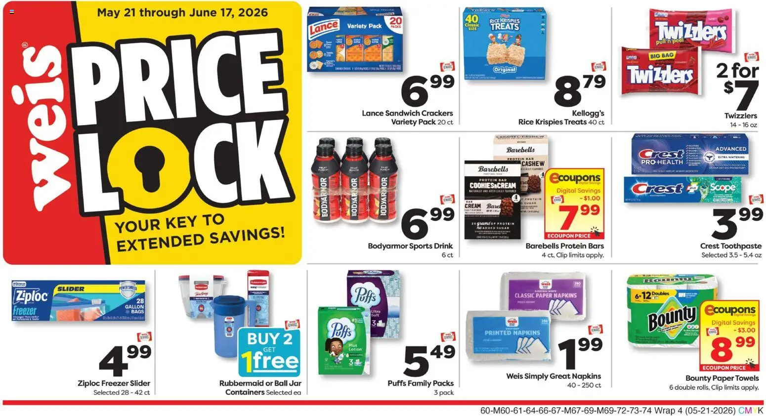 Weis Weekly Circular - WV - valid from 21.05.2026 | Page: 7 | Products: Clip, Toothpaste, Cream, Sugar