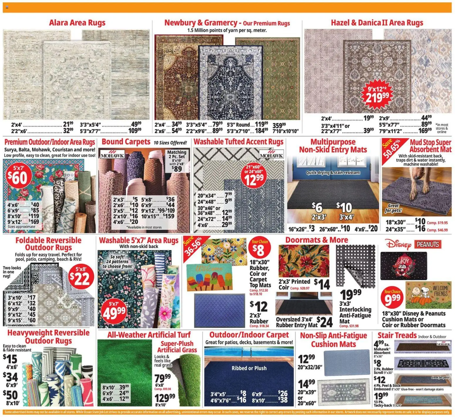 Ocean State Job Lot Weekly Ad - valid from 08/20/2026 | Page: 10 | Products: Yarn, Carpet, Water, Cushion