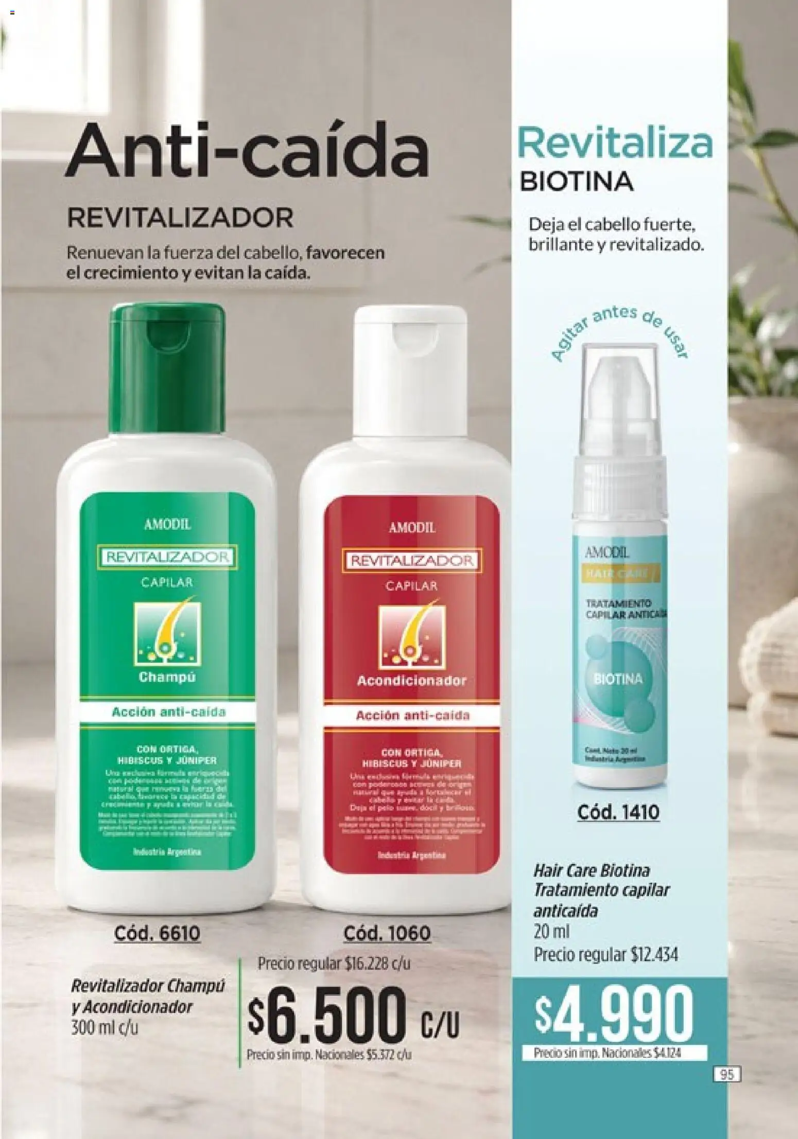 Catálogo Amodil Campaña 16 │ válido desde el 19/09/2026 | Página: 95 | Productos: Champú, Acondicionador