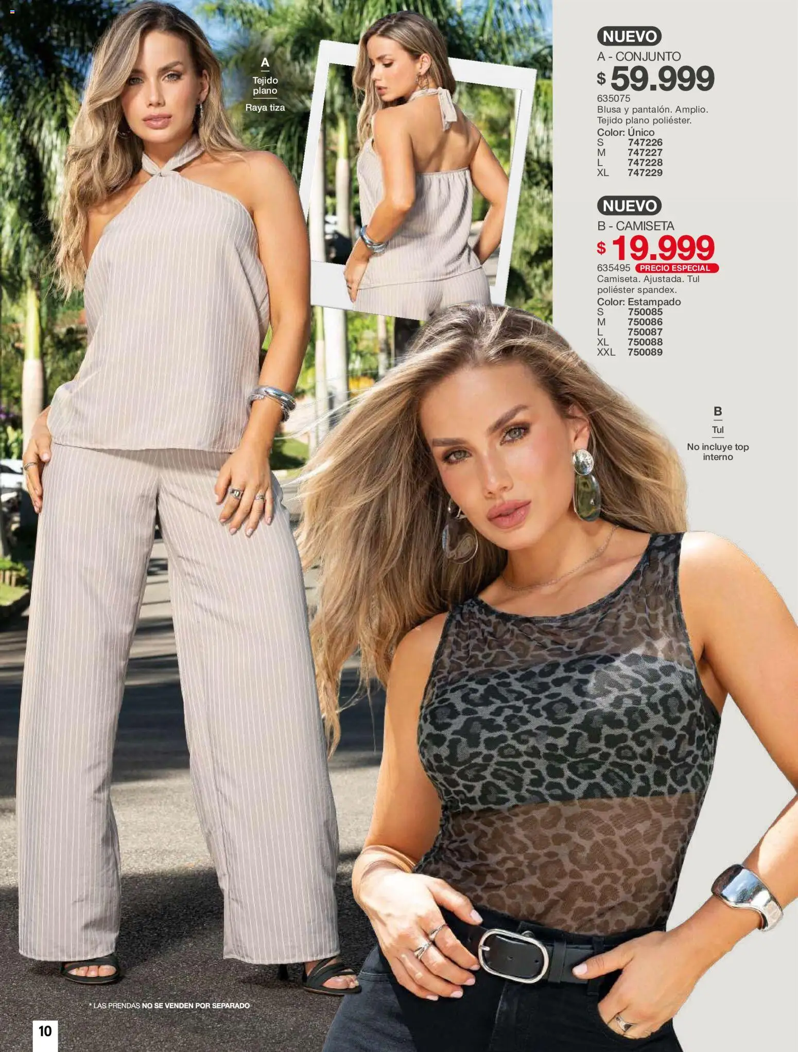 Carmel revista - valida desde el 11/08/2026 | Página: 10 | Productos: Camiseta, Top, Conjunto, Blusa