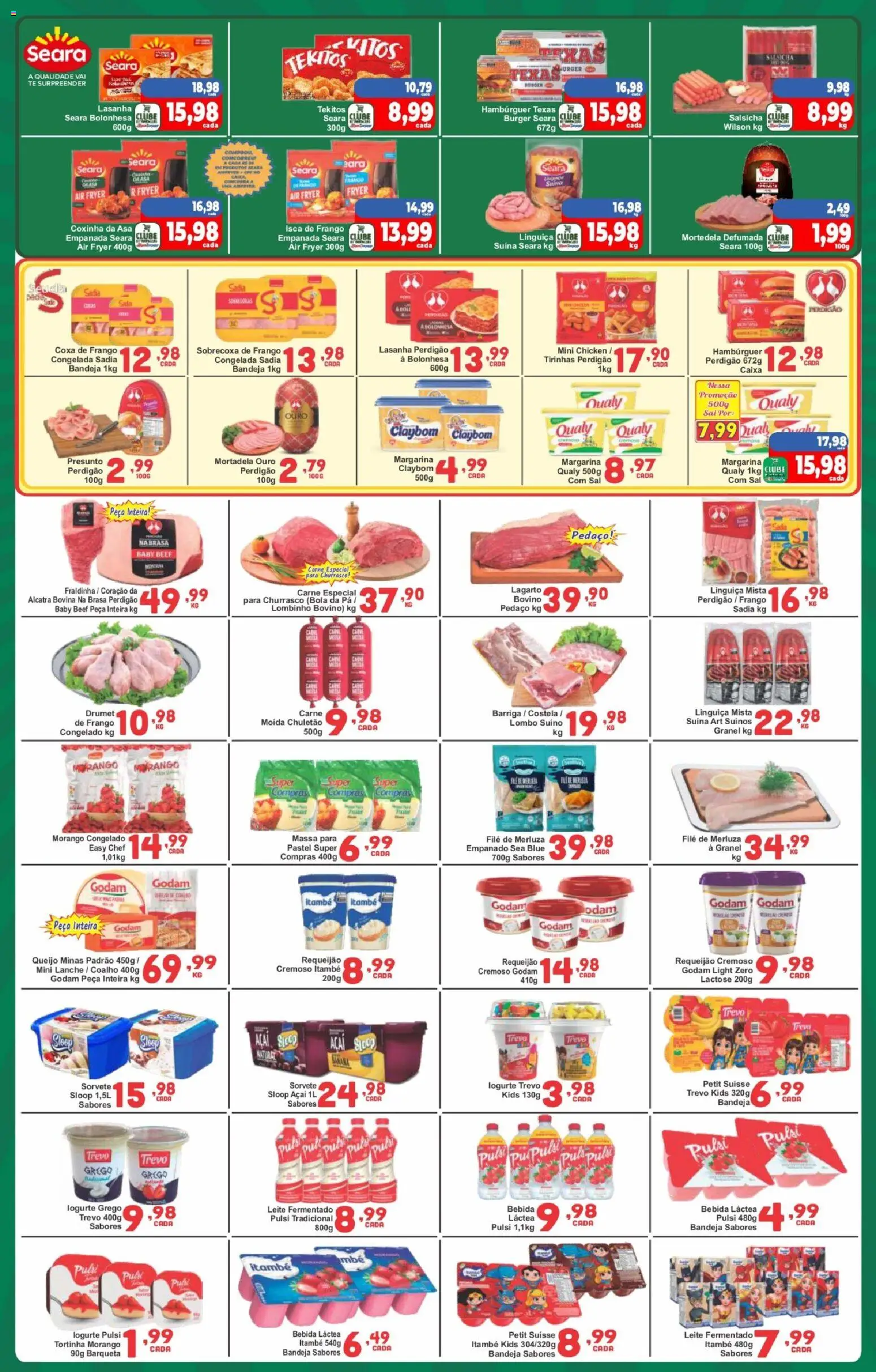 Rede Super Compras Folheto - válido de 24/08/2026 | Página: 3 | Produtos: Chuletão, Sal, Leite fermentado, Margarina