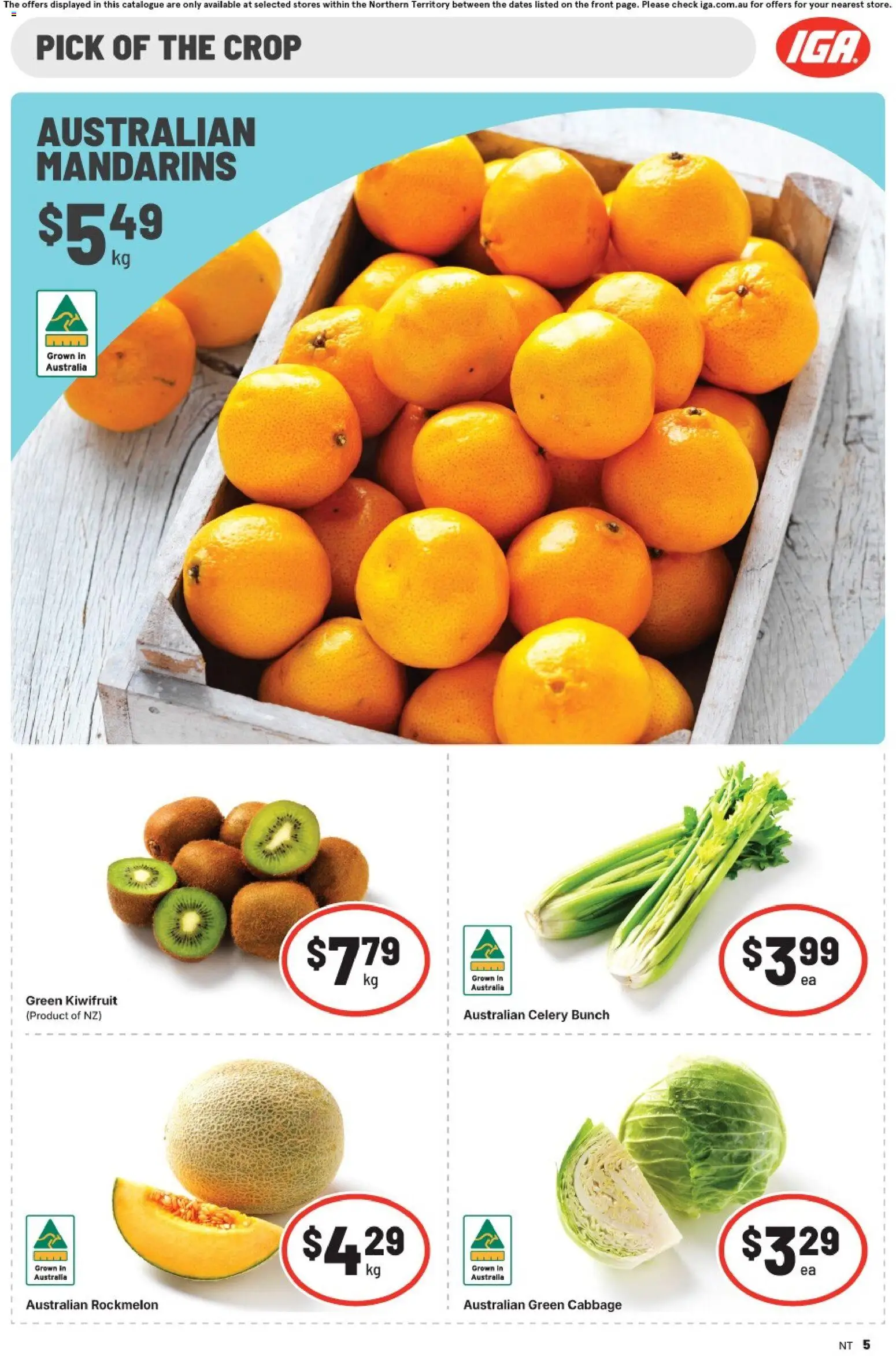 IGA catalogue - valid from 15/07/2026 | Page: 5 | Products: Fish, Stain remover, Cream, Vegetables