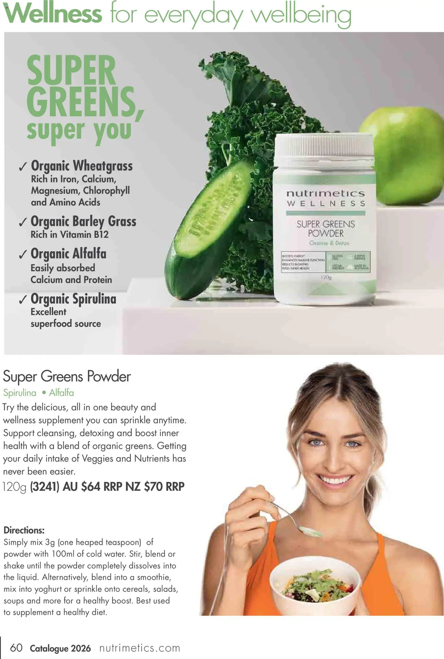 Nutrimetics catalogue - valid from 01/01/2026 | Page: 60 | Products: Soups, Protein, Yoghurt, Nutrients