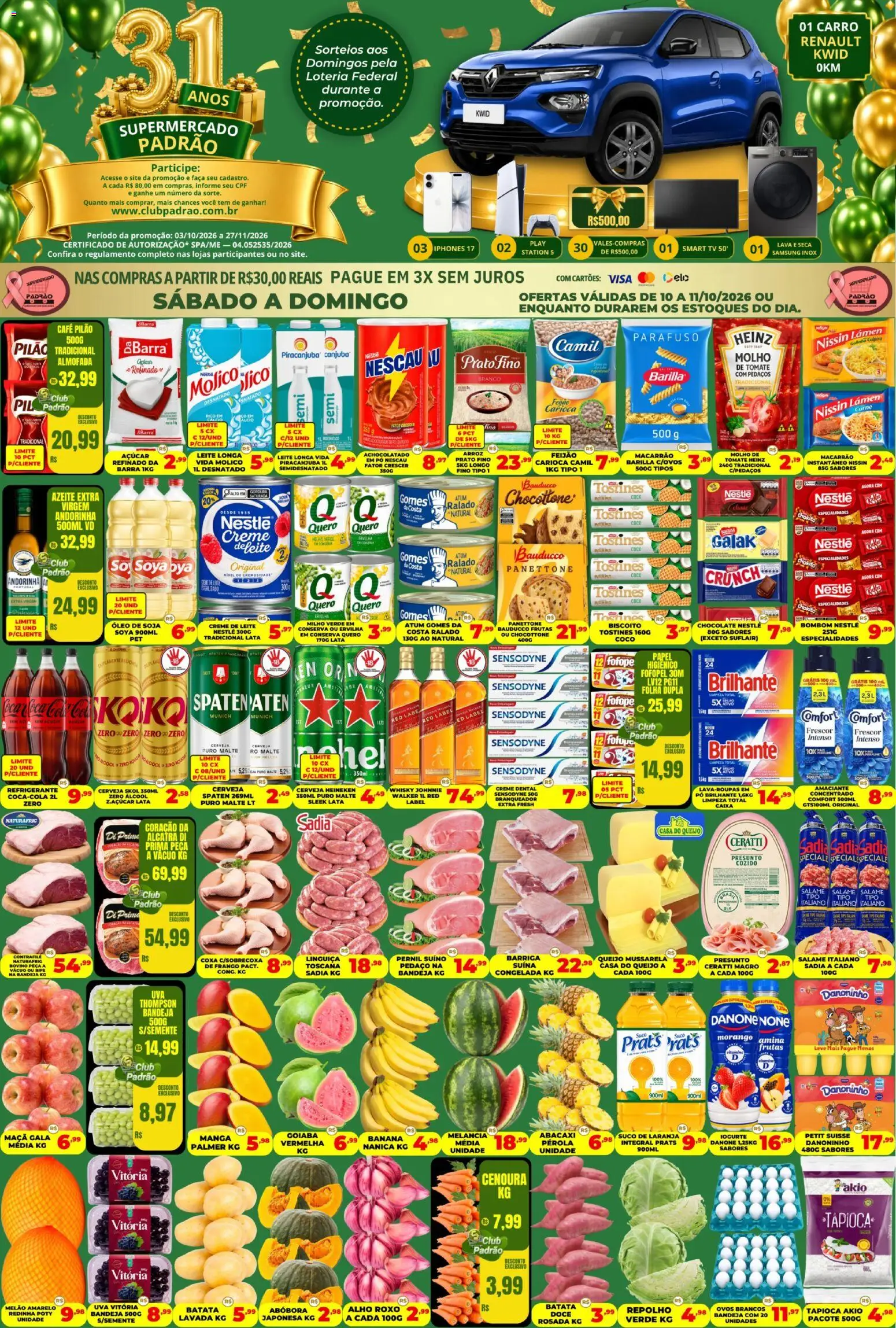 Supermercado Padrão Folheto - válido de 01/10/2026 | Página: 1