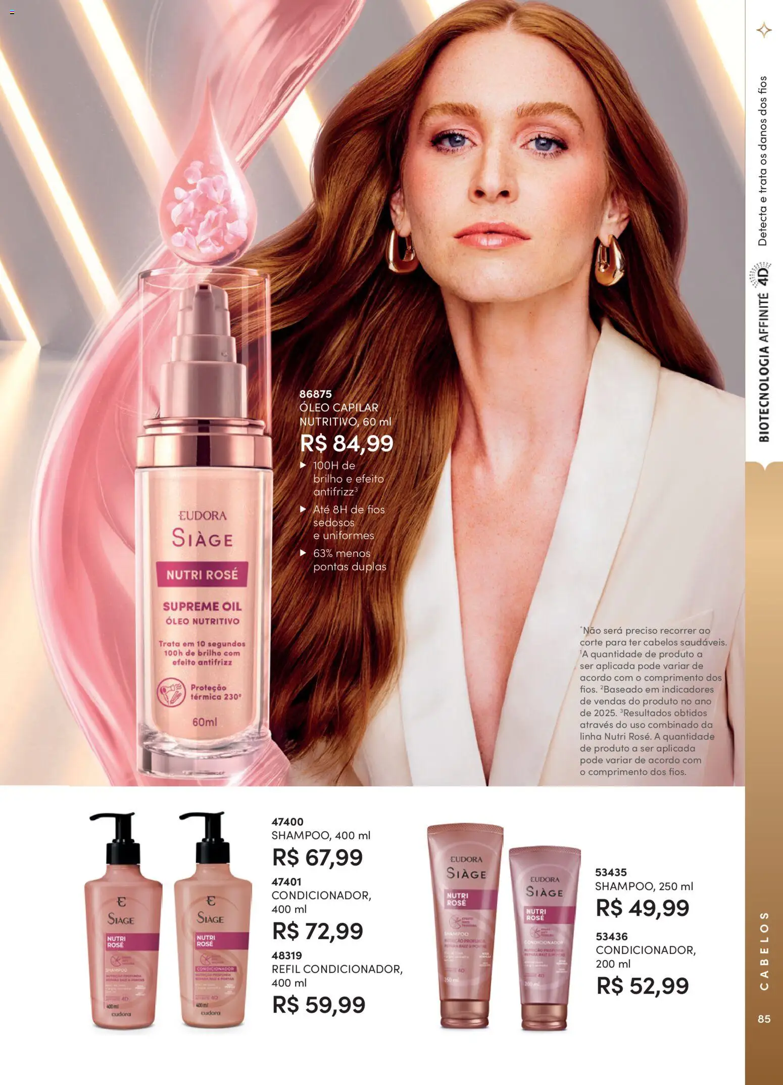 Eudora Folheto - válido de 15/07/2026 | Página: 88 | Produtos: Shampoo, Condicionador, Óleo