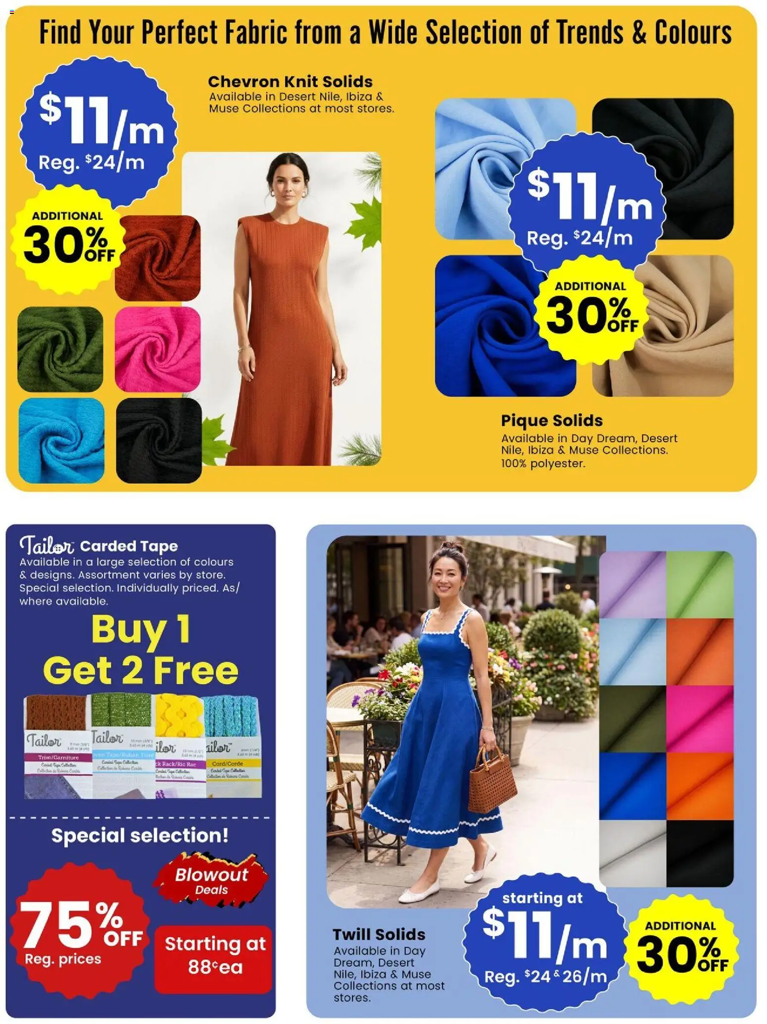 Fabricland flyer valid from Aug 1, 2026 | Page: 3