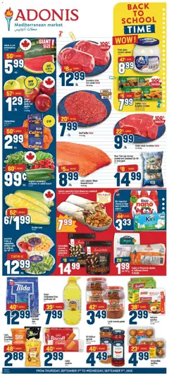 Preview of Adonis weekly flyer from shop Adonis valid from Sep 3, 2026