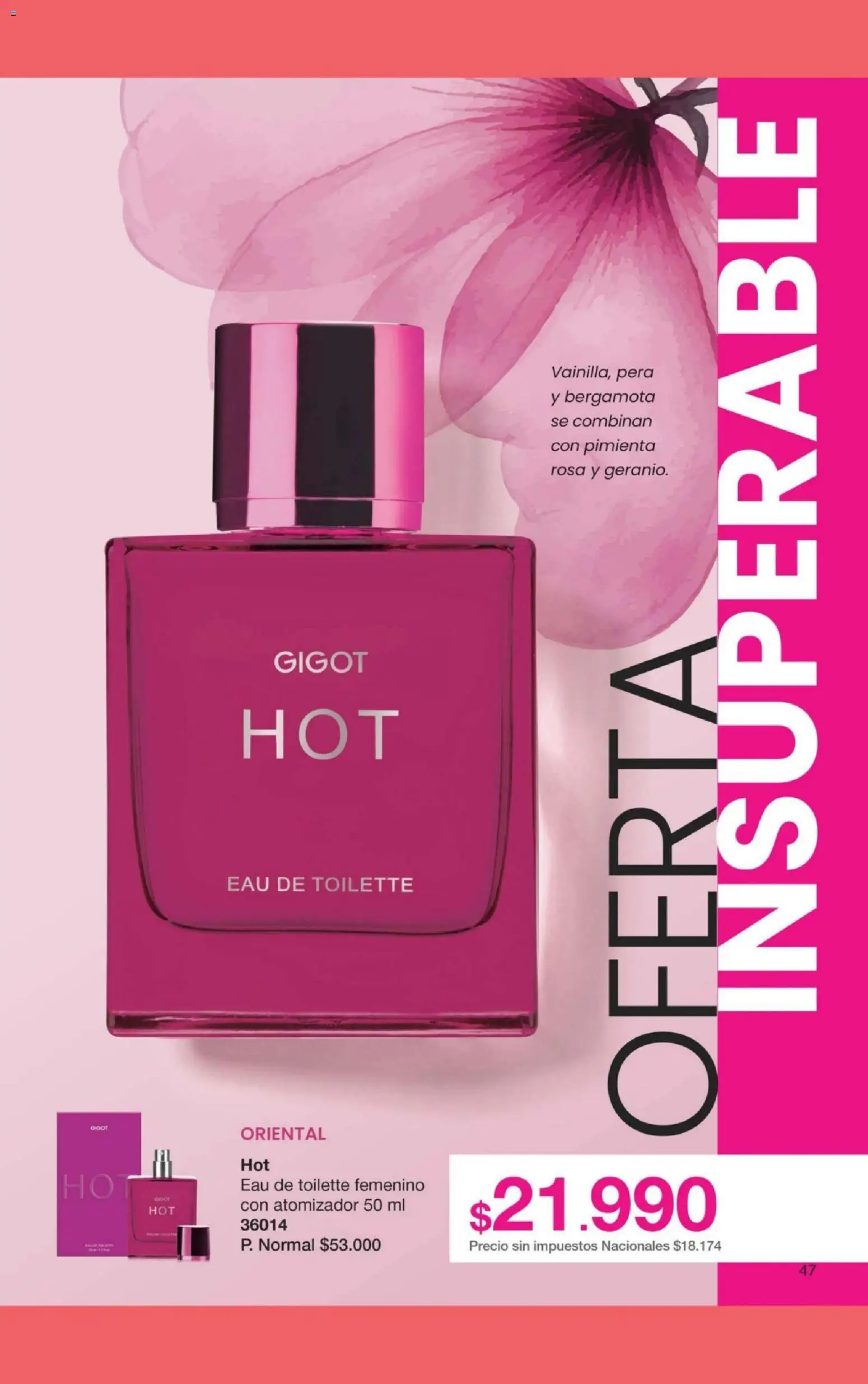 Gigot - CAMPAÑA 13 │ válido desde el 23/08/2026 | Página: 69 | Productos: Pera, Eau de toilette, Pimienta
