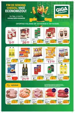 GIGA Atacado ofertas Fim De Semana - Pré-Visualização do folheto da loja GIGA Atacado, válido de 22/10/2026