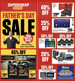 Supercheap Auto catalogue preview  - valid from 12 Aug 2026