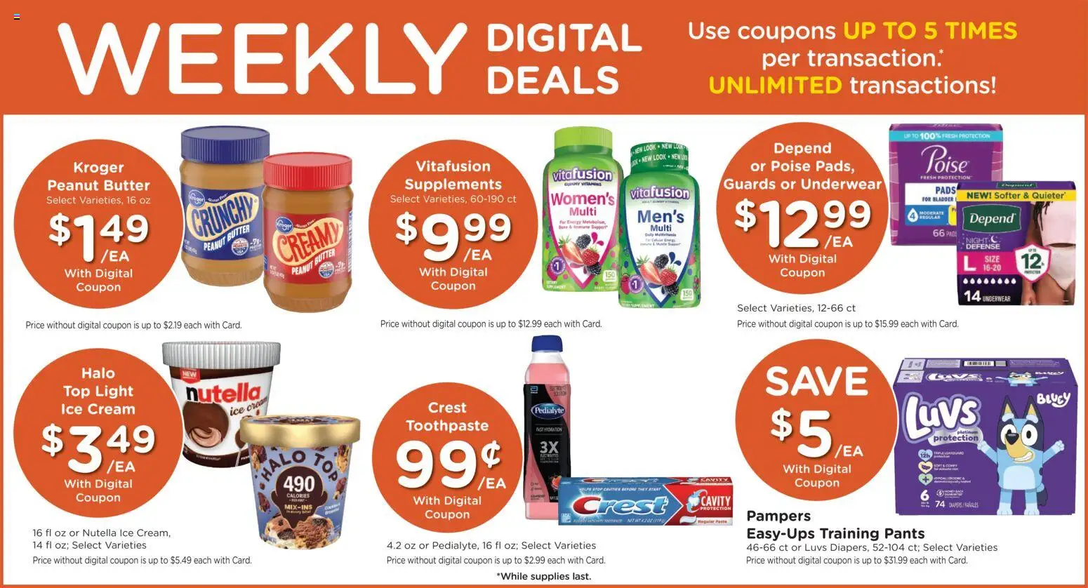 Mariano's Weekly Ad - valid from 08/19/2026 | Page: 6 | Products: Toothpaste, Ice cream, Peanut butter, Ice