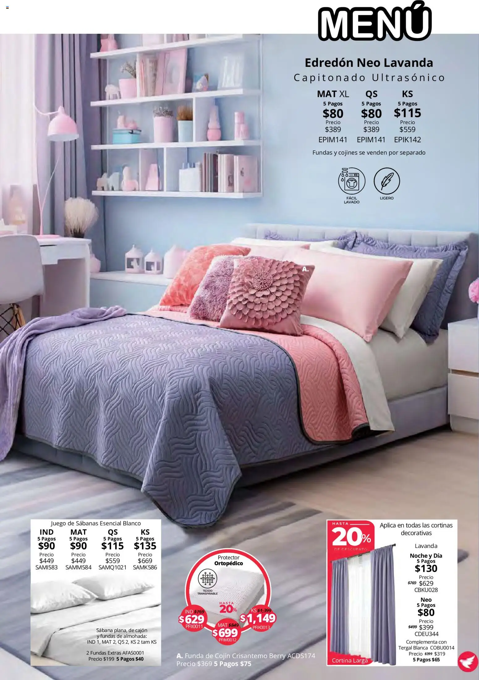 Nuevas ofertas de Colchas Concord válidas en toda la República Mexicana desde el 15/10/2026. ¡Encuentra las mejores ofertas en Colchas Concord catálogo! | Página: 45