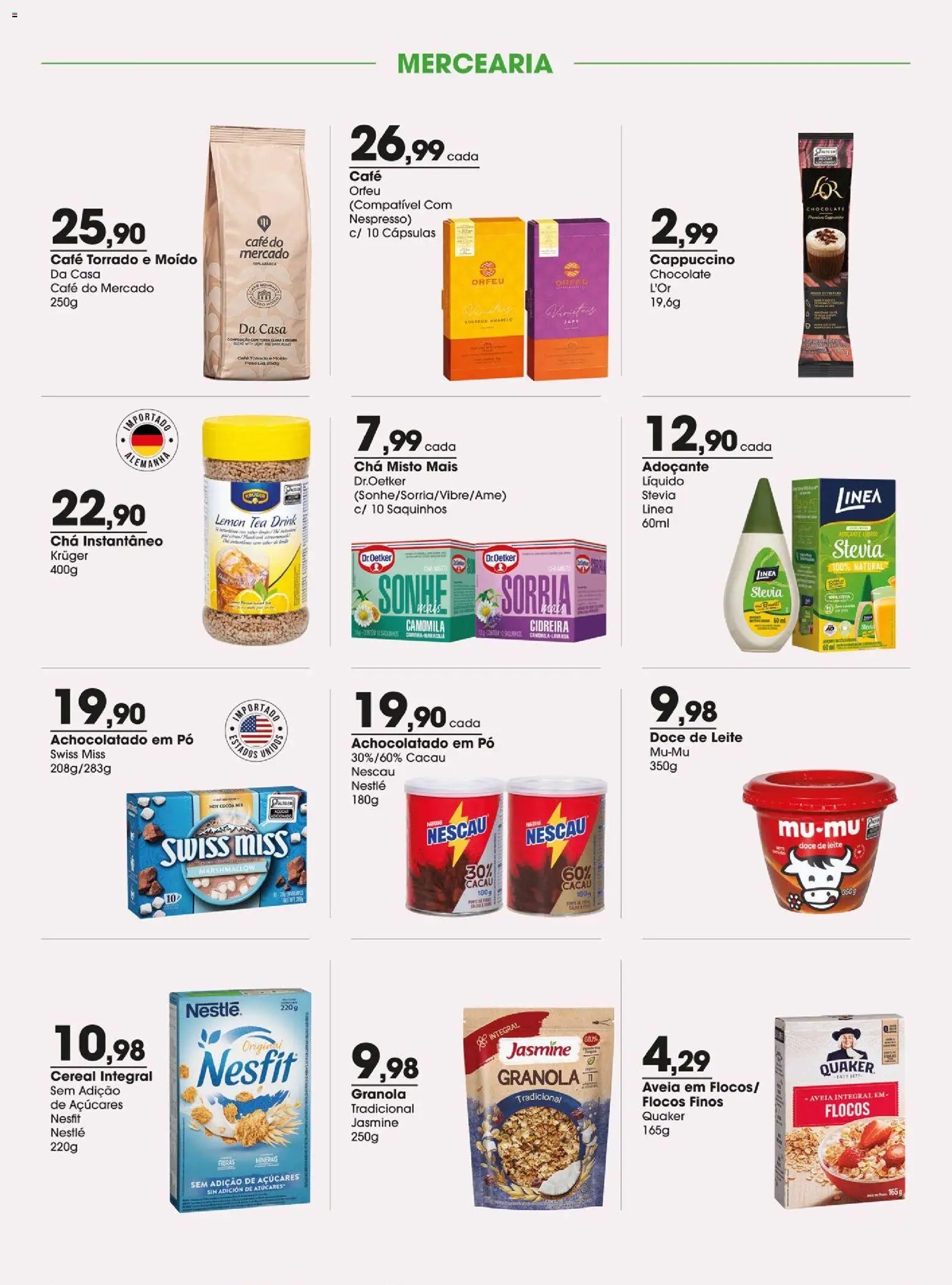 Zaffari Folheto - válido de 30/06/2026 | Página: 5 | Produtos: Pó, Stevia, Leite, Café