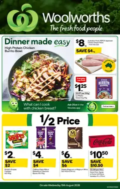 Preview of Woolworths catalogue - valid from 19/08/2026