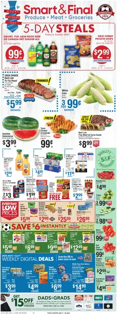 Preview of Smart & Final weekly ads valid from 19.06.2026