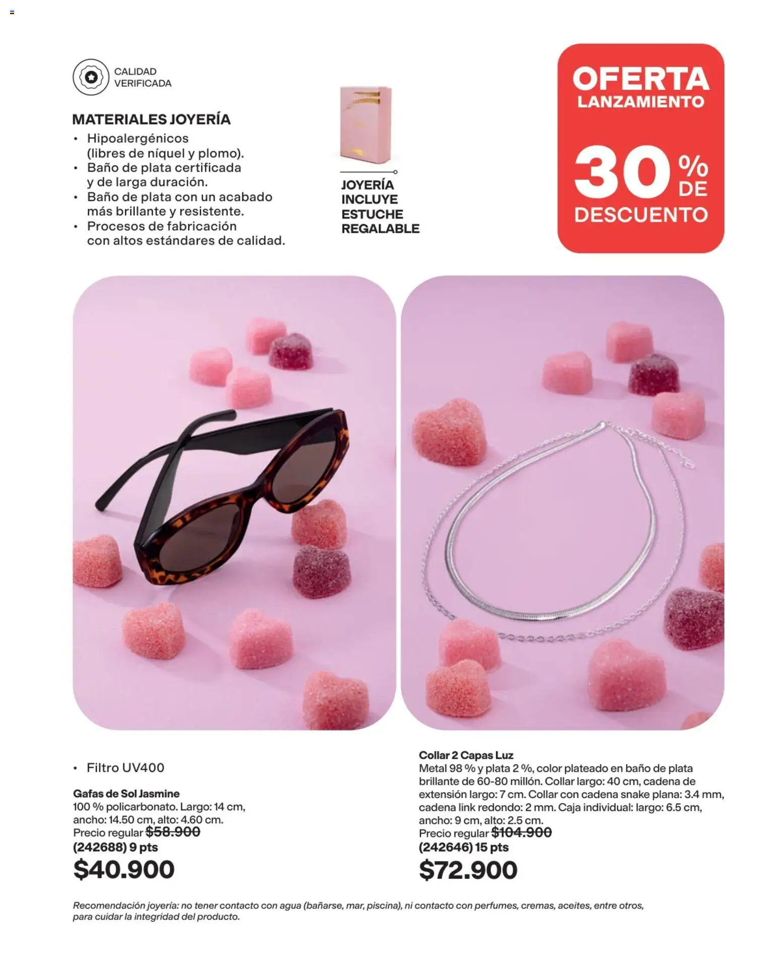 Avon revista - valida desde el 03/08/2026 | Página: 175 | Productos: Estuche, Cadena, Baño, Gafas