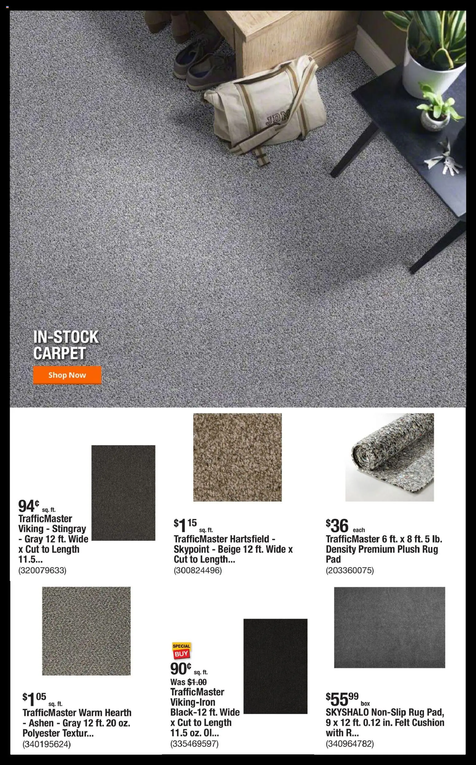 Home Depot Shop Pro Ad - GA - valid from 09.03.2026 | Page: 2 | Products: Carpet, Cushion
